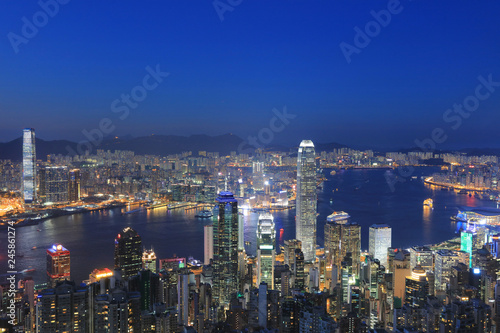 Photography Hong Kong night at 2016