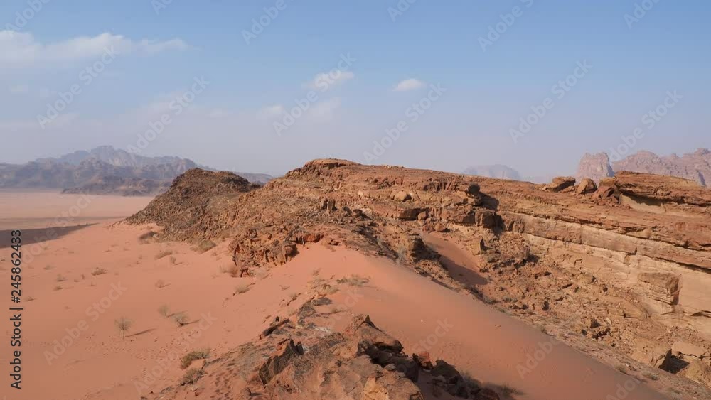 Landscape of Wadi Rum, Aqaba Governorate, Jordan Landscape of Wadi Rum, Aqaba Governorate, Jordan