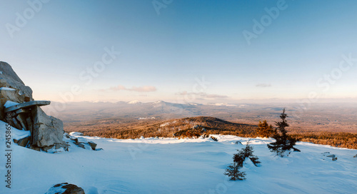 Fotografie Panoramic view from the mountain Naked Sopka