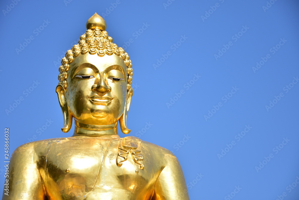 Buddha statue at Golden Triangle a famous Tourist spot in Chiang Saen,Chiang Rai,Thailand Buddha statue at Golden Triangle a famous Tourist spot in Chiang Saen,Chiang Rai,Thailand
