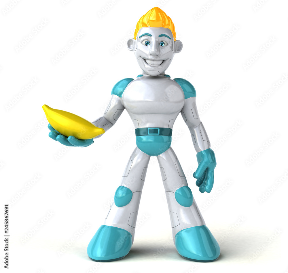 Robot - 3D Illustration Robot - 3D Illustration