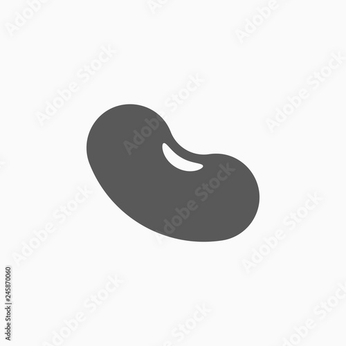 kidney bean icon photo