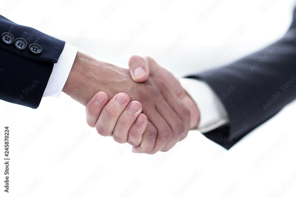 usiness Deal Handshake with the point of view directly below. usiness Deal Handshake with the point of view directly below.