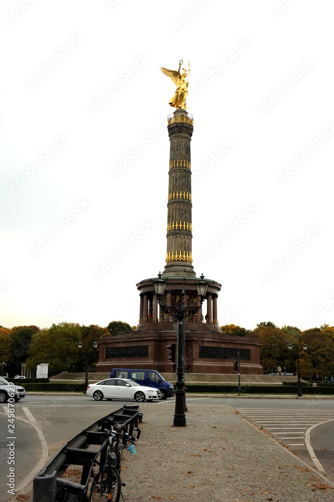Siegessäule in Berlin mit Blick von oben