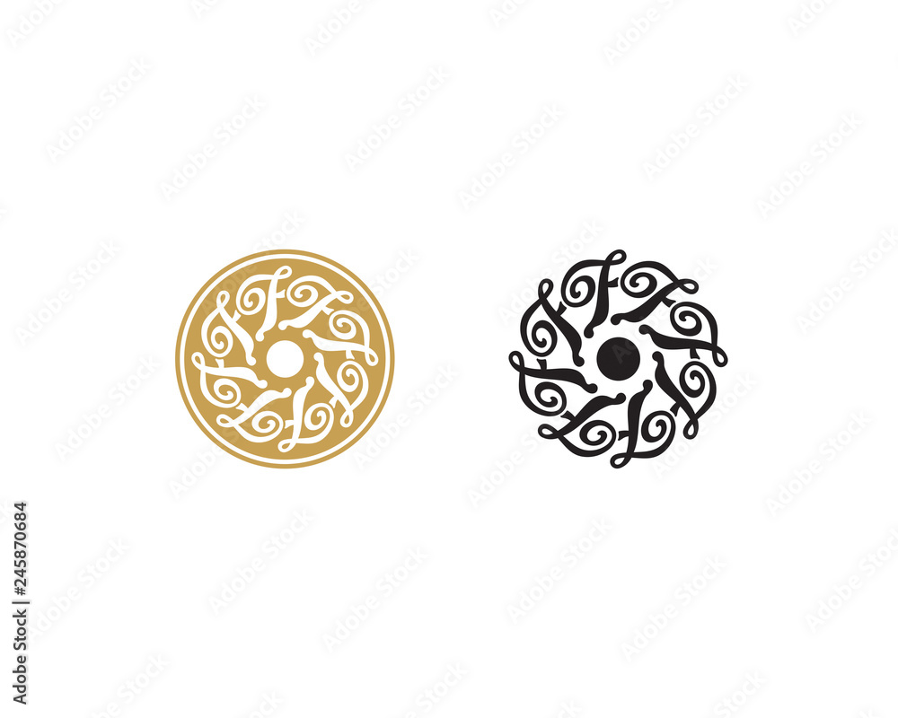 Abstract elegance F Letter Logo Icon 001 Abstract elegance F Letter Logo Icon 001