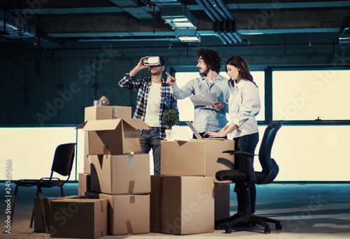 group of business people,architect and engineer on construction site