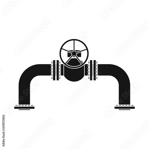 Vector illustration of oil and gas symbol. Set of oil and petrol stock vector illustration.