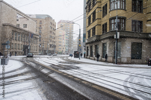 冬のブラチスラバ市街 © TDMMR