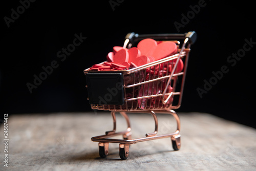 Valentines Day background w...