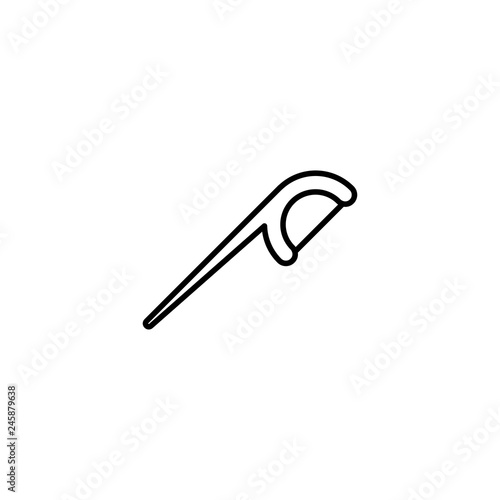 dental floss icon vector illustration
