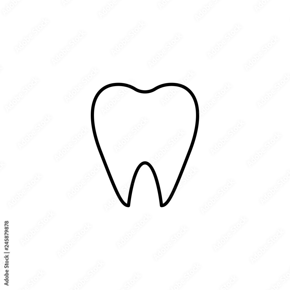 tooth icon vector illustration tooth icon vector illustration