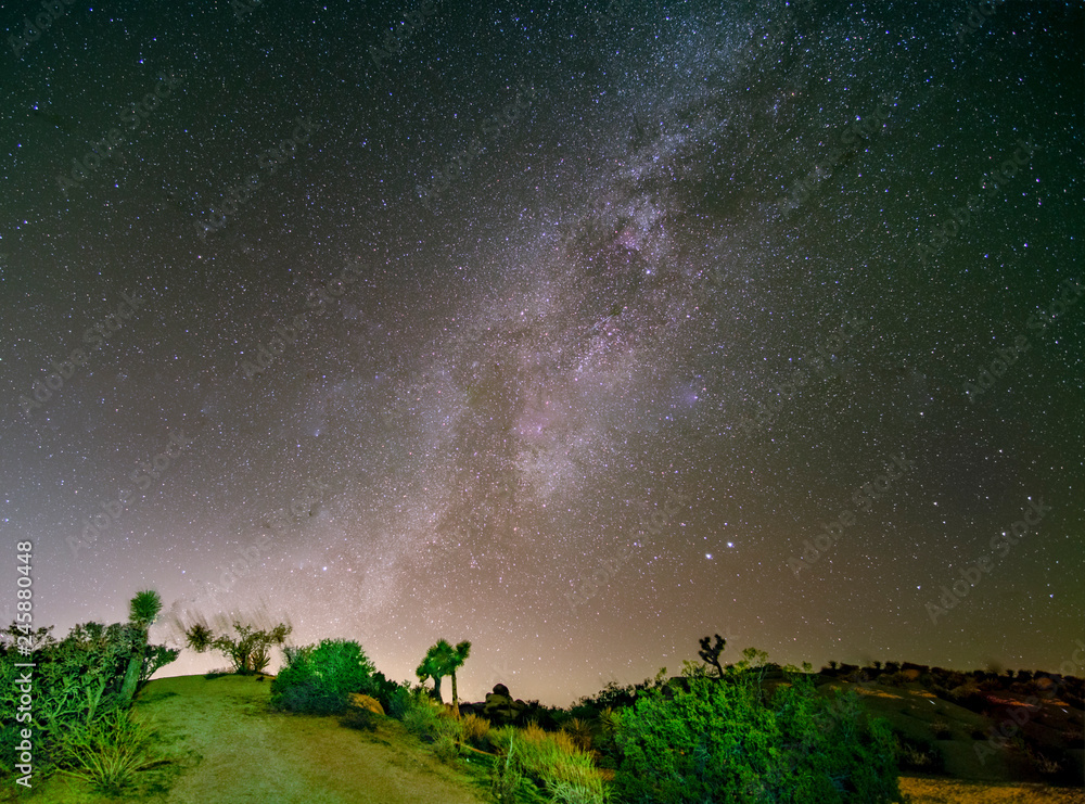 Milky Way Starscape in South East California Milky Way Starscape in South East California
