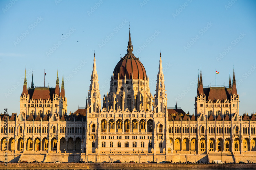 Hungarian Parliament on river Danube