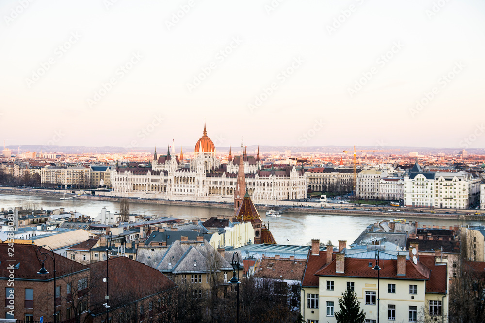 Hungarian Parliament on river Danube