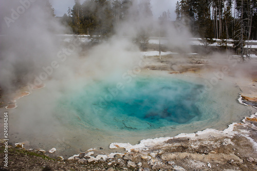 hot blue pool