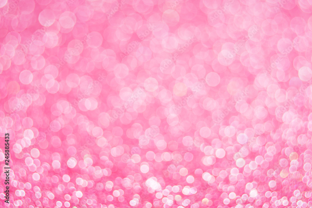 Abstract glitter pink background for card and invitation