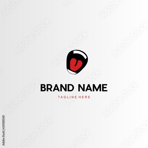 Mouth Laugh Joke Illustration Vector Logo