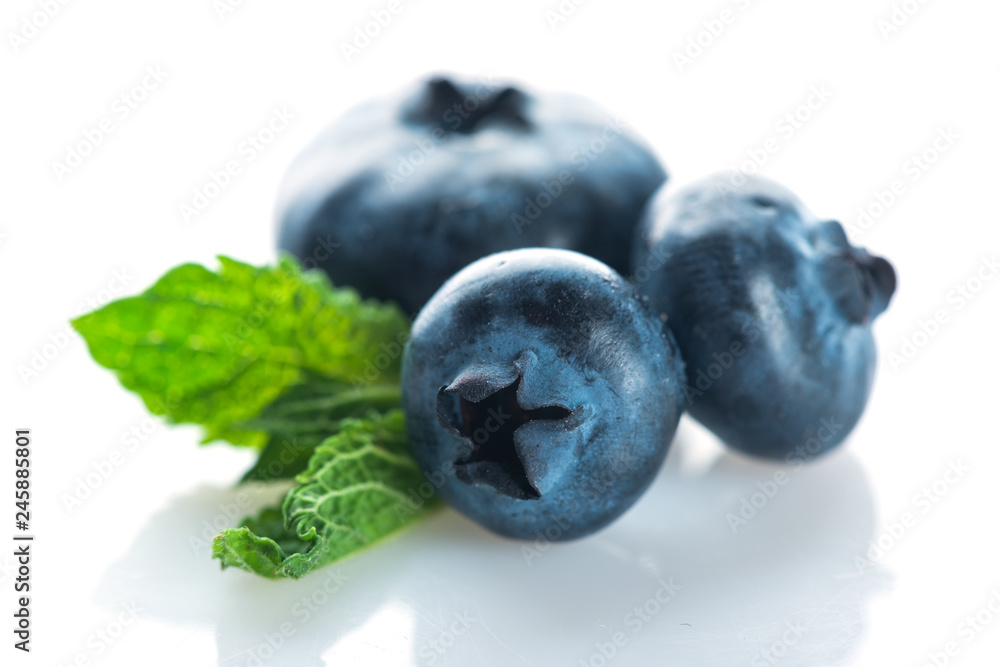 Blueberry. Fresh berries isolated on white background Blueberry. Fresh berries isolated on white background