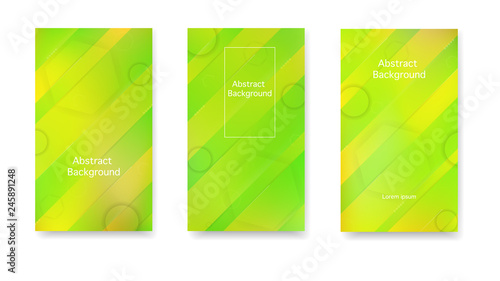 Color geometric gradient, abstract background. Gradient, neon, lines, forms. Vector. Digital cover in a minimalist style.