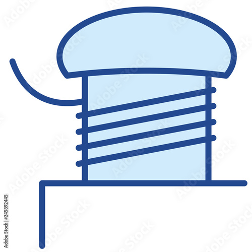 Poller, Pfeiler Vector Icon Illustration
