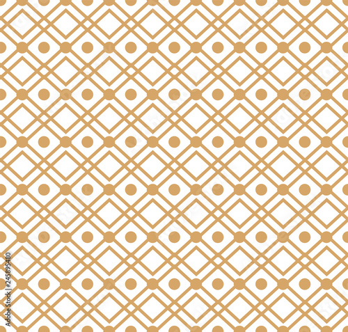 Geometric linear pattern. Ornament for fabric, wallpaper and packaging. Decorative element for interior and design projects. Seamless abstract pattern. Background, template.