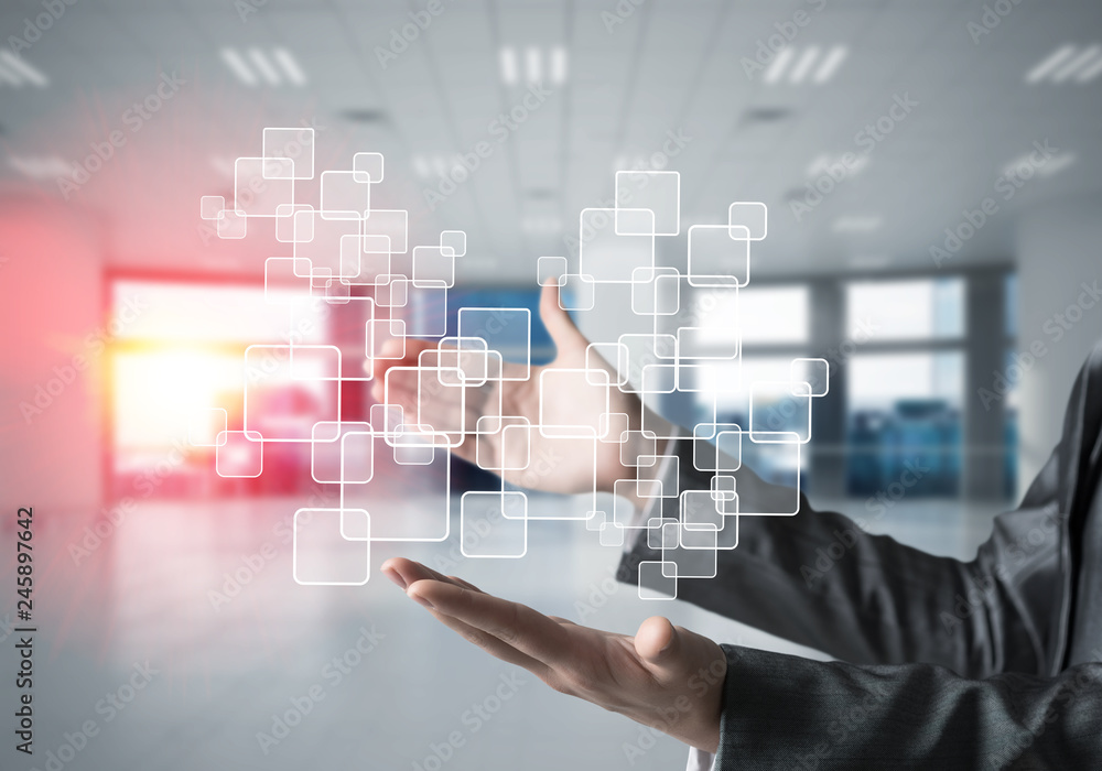 Modern technologies for successful business concept. Modern technologies for successful business concept.