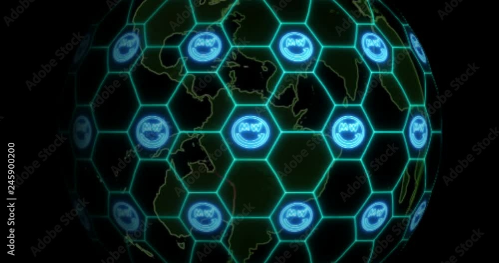 Earth is entangled by GRIN (GRIN) blockchain network. Blockchain concept Earth is entangled by GRIN (GRIN) blockchain network. Blockchain concept