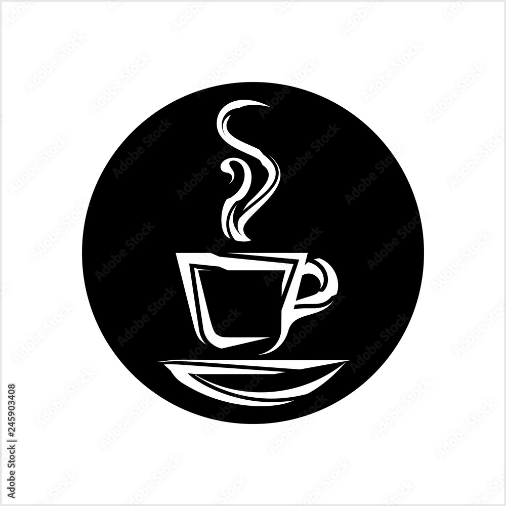 Coffee Cup Icon, Tea Cup Icon