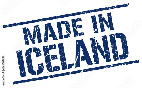 made in Iceland stamp