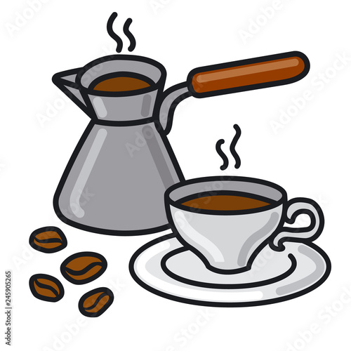 hot coffee drink