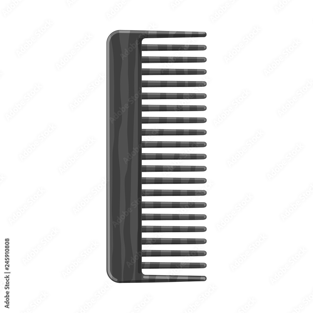 Isolated object of brush and hair symbol. Collection of brush and hairbrush vector icon for stock. Isolated object of brush and hair symbol. Collection of brush and hairbrush vector icon for stock.