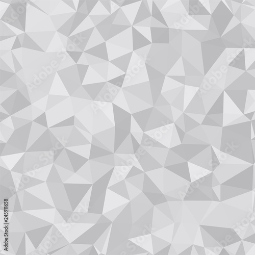 Fototapeta Naklejka Na Ścianę i Meble -  Triangular low poly, light grey, silver, mosaic abstract pattern background, Vector polygonal illustration graphic, Creative Business, Origami style with gradient