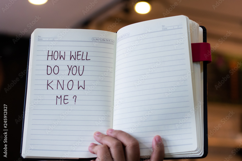 How well do you me? How well do you me?