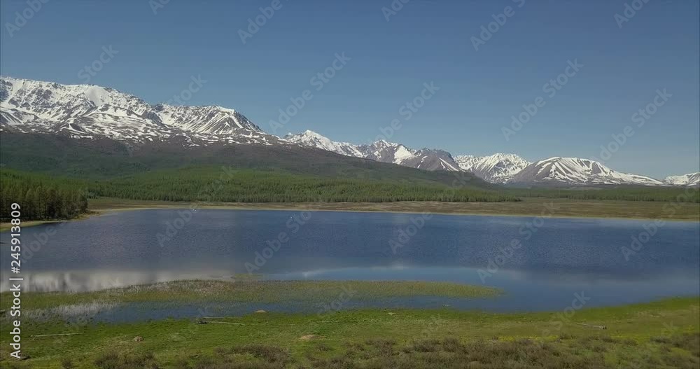 Panoramic view of forest and mountains Panoramic view of forest and mountains