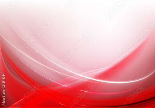 Light red abstract background with smooth thin lines