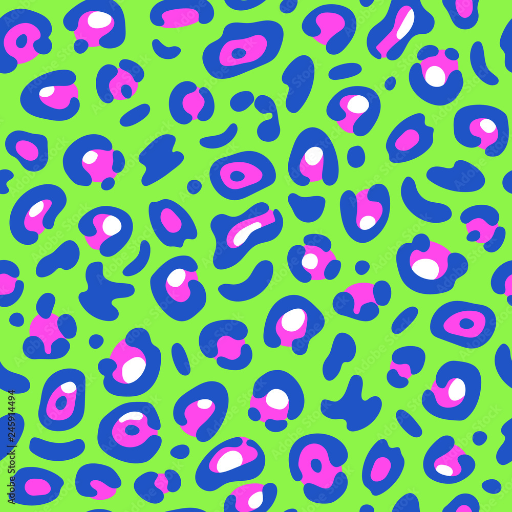 Leopard fur print - trendy colorful background. Leopard fur print - trendy colorful background.