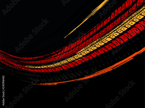 Vector automotive banner template