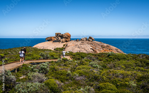 Remarkable rocks panorama view on Kangaroo island in Australia