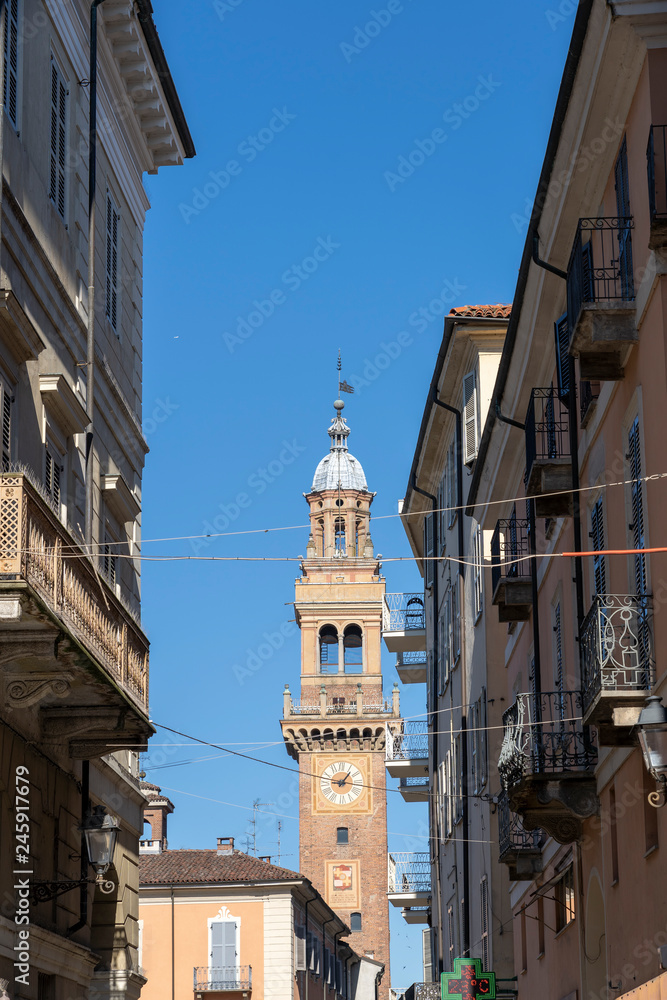 Municipal tower of Casale Monferrato, Piedmont, Italy