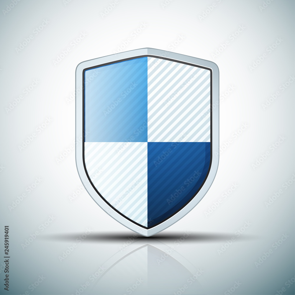 Shield Protection sign illustration Shield Protection sign illustration