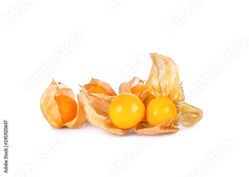 Cape Gooseberry on a white background