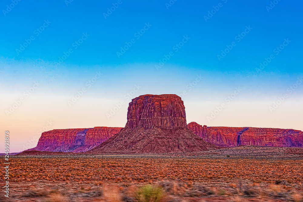 View of Monument Valley in Utah, USA.
