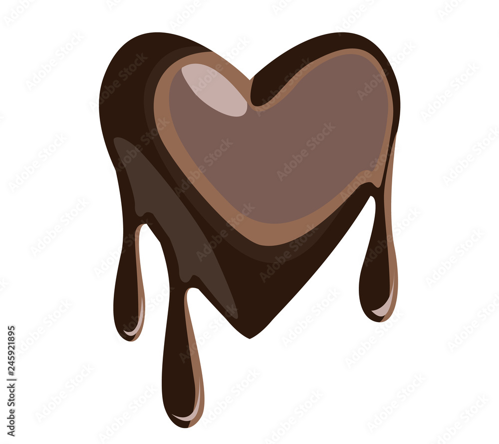 an image of a heart of red color of an unusual shape an image of a heart of red color of an unusual shape