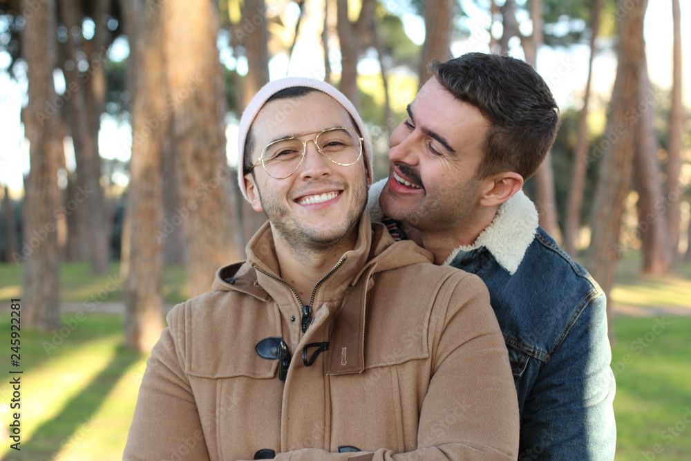 Cute couple living the gay lifestyle Cute couple living the gay lifestyle