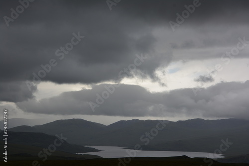 Schottland Loch Wolken