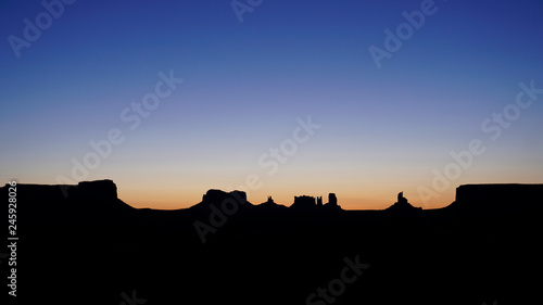 Dawn over monument Valley, Arizona