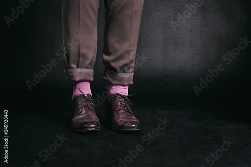 Pinke Socken