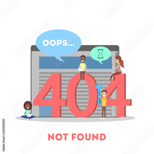 People try to fix broken website banner