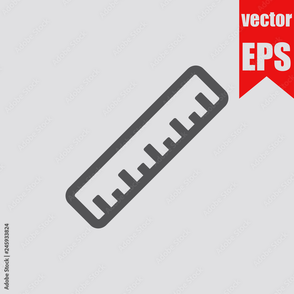 Ruler icon.Vector illustration. Ruler icon.Vector illustration.