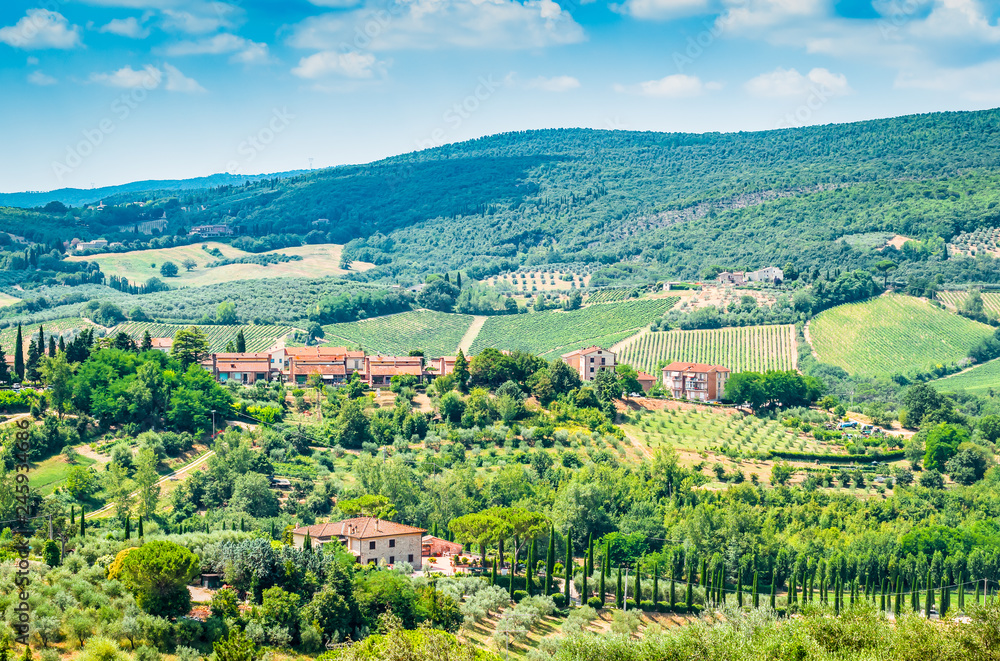 Fototapeta premium Landscape of Tuscany, Italy